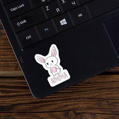 Sticker Rabbit Amma Laptop Image