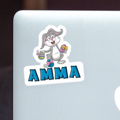 Easter Bunny Sticker Amma Laptop Image