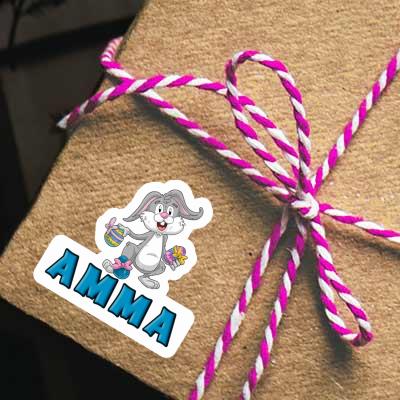 Easter Bunny Sticker Amma Gift package Image