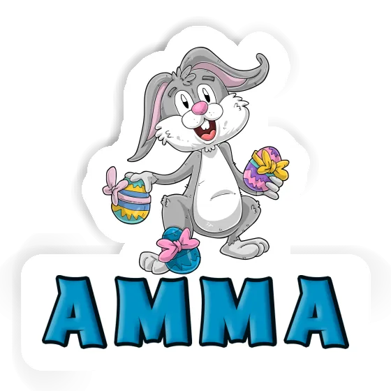 Easter Bunny Sticker Amma Notebook Image