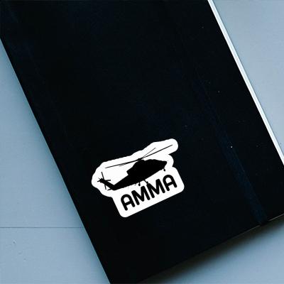 Helicopter Sticker Amma Notebook Image