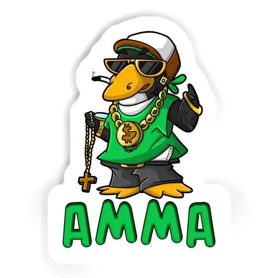 Hip Hop Penguin Sticker Amma Gift package Image