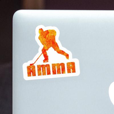 Sticker Amma Hockey Player Image