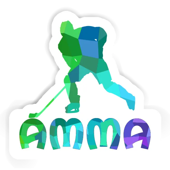 Eishockeyspieler Sticker Amma Gift package Image