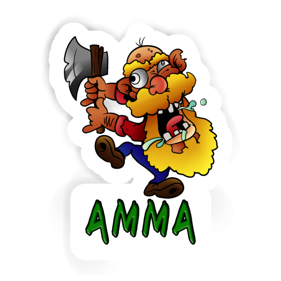 Sticker Amma Lumberjack Laptop Image