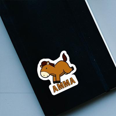 Sticker Amma Horse Laptop Image