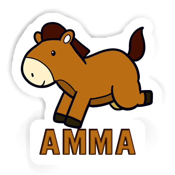 Sticker Amma Horse Notebook Image