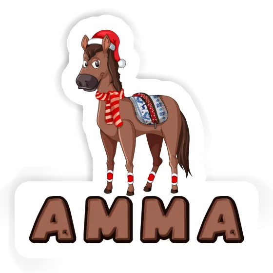 Sticker Amma Horse Image