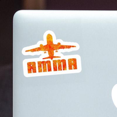 Sticker Jumbo-Jet Amma Laptop Image