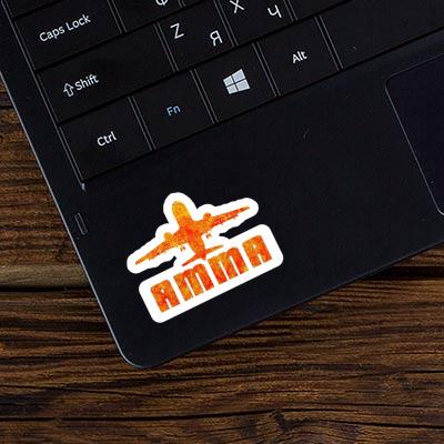 Sticker Jumbo-Jet Amma Notebook Image