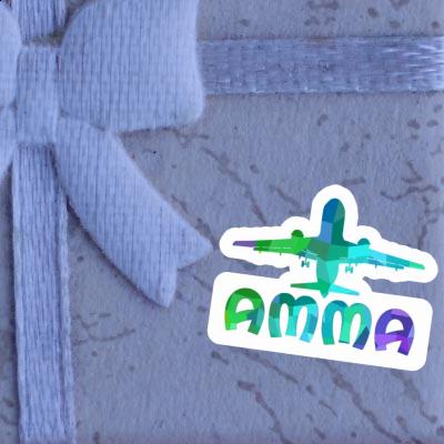 Sticker Amma Jumbo-Jet Laptop Image