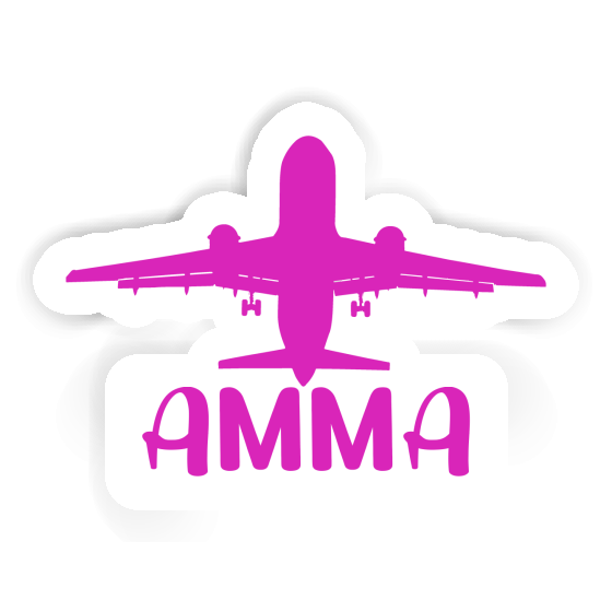 Sticker Jumbo-Jet Amma Notebook Image