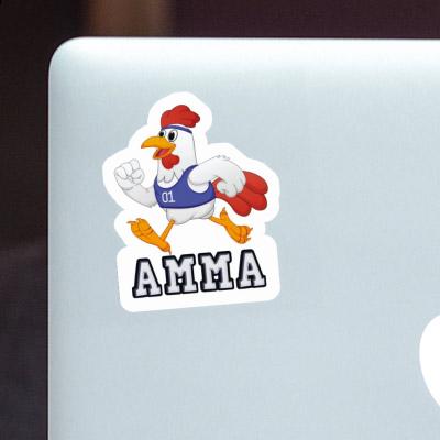 Aufkleber Huhn Amma Notebook Image