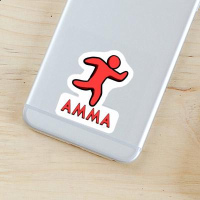 Runner Sticker Amma Laptop Image