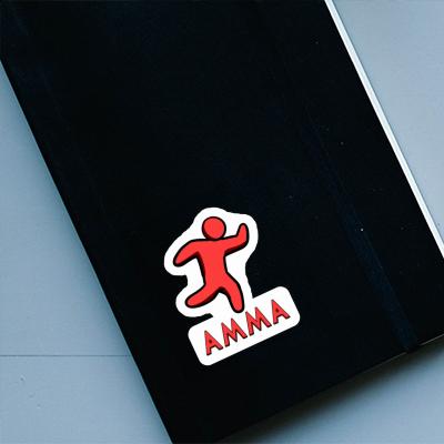 Runner Sticker Amma Notebook Image