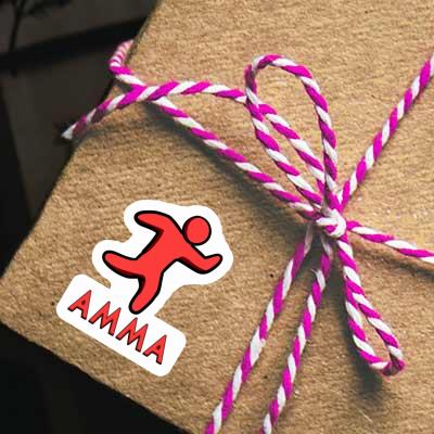 Runner Sticker Amma Image