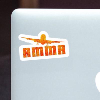 Sticker Amma Airplane Gift package Image