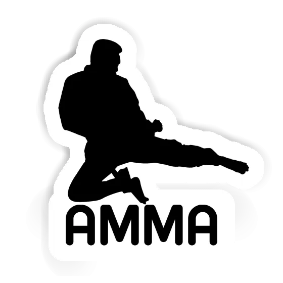 Sticker Amma Karateka Laptop Image