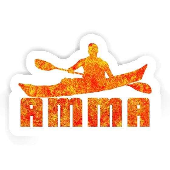 Amma Sticker Kayaker Image