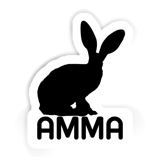 Rabbit Sticker Amma Laptop Image