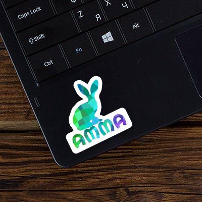 Rabbit Sticker Amma Notebook Image