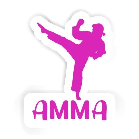 Sticker Amma Karateka Laptop Image