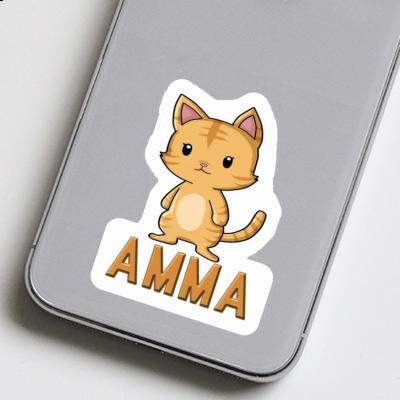 Cat Sticker Amma Notebook Image