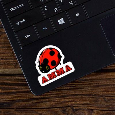 Sticker Ladybug Amma Notebook Image