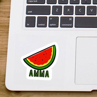 Sticker Amma Watermelon Notebook Image