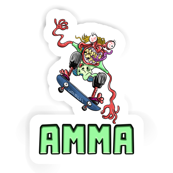 Amma Aufkleber Skateboarder Image