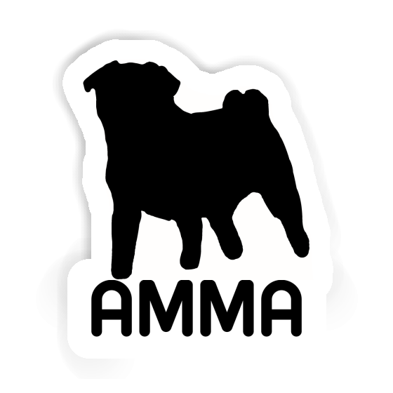 Sticker Pug Amma Gift package Image