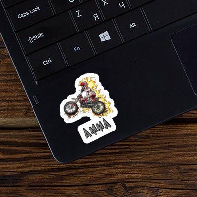 Dirt Biker Sticker Amma Image