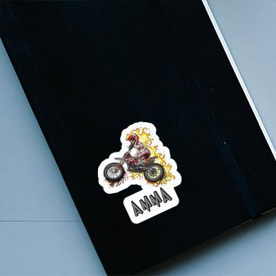 Dirt Biker Sticker Amma Laptop Image