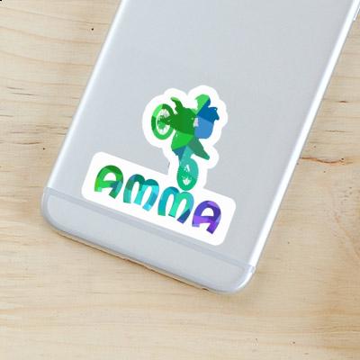 Sticker Amma Motocross Rider Notebook Image