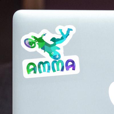 Sticker Amma Motocross Rider Laptop Image