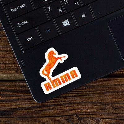 Horse Sticker Amma Laptop Image