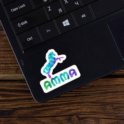 Horse Sticker Amma Notebook Image