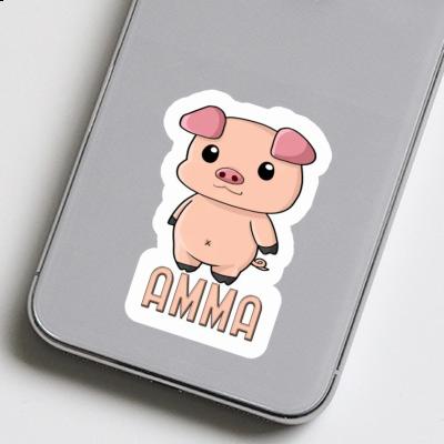 Sticker Piglet Amma Laptop Image