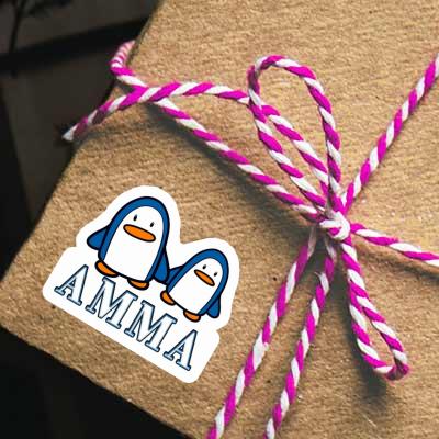 Amma Sticker Penguin Notebook Image