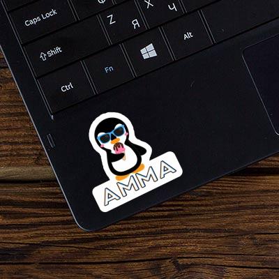 Amma Sticker Ice Cream Penguin Laptop Image