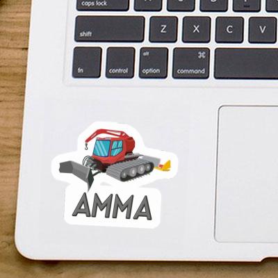 Sticker Amma Snow Groomer Notebook Image