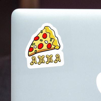 Sticker Amma Slice of Pizza Notebook Image