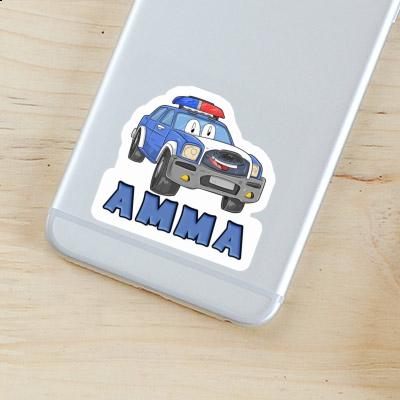 Voiture de police Autocollant Amma Notebook Image