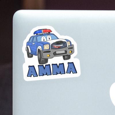 Sticker Amma Police Car Notebook Image