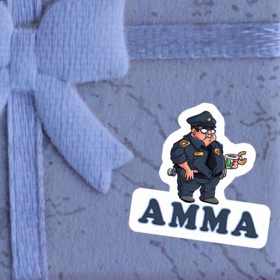 Amma Sticker Police Officer Laptop Image