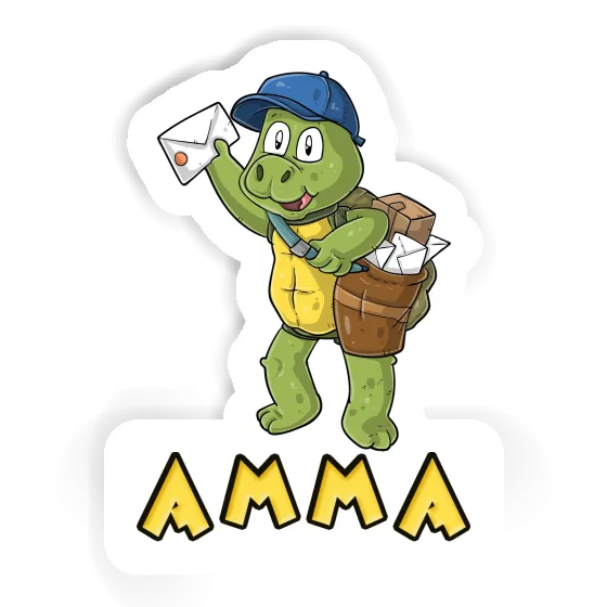 Postman Sticker Amma Gift package Image