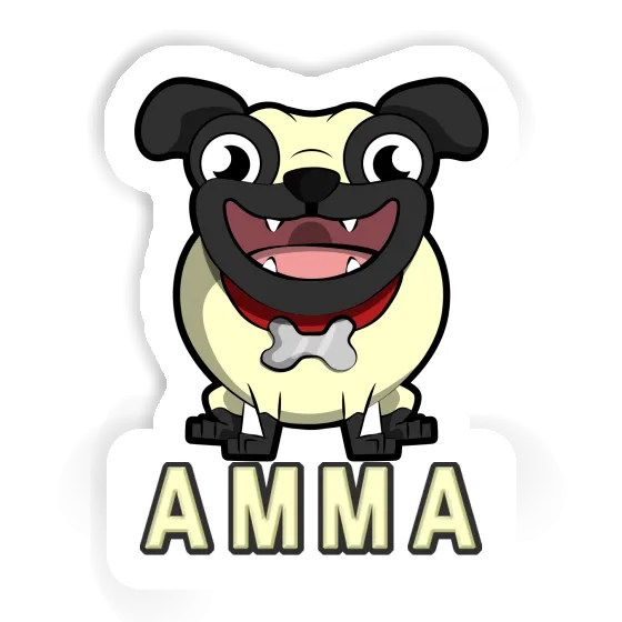 Sticker Amma Pug Gift package Image