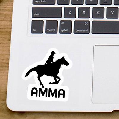 Amma Autocollant Cavalière Laptop Image