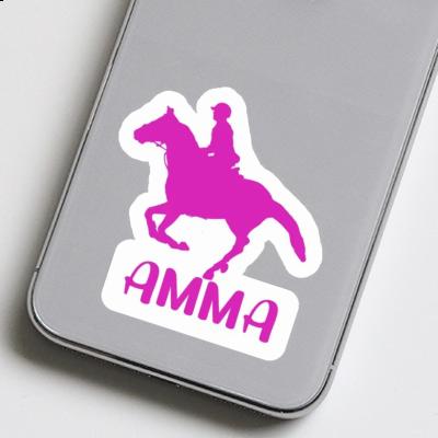 Sticker Amma Horse Rider Image