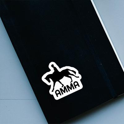 Sticker Amma Horse Rider Notebook Image